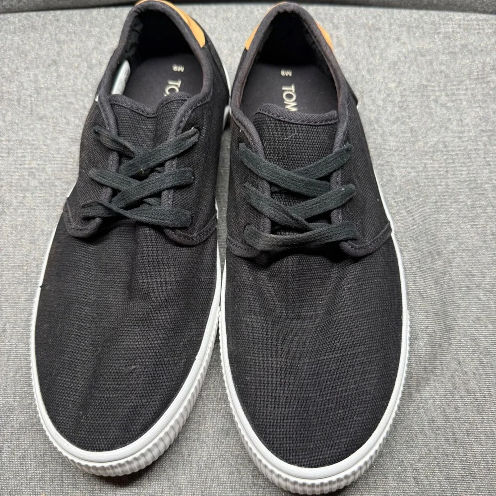 Casual Sneaker‎ Canvas Walking Black Toms 9